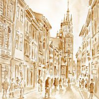 Cracow 13x20cm Coffee